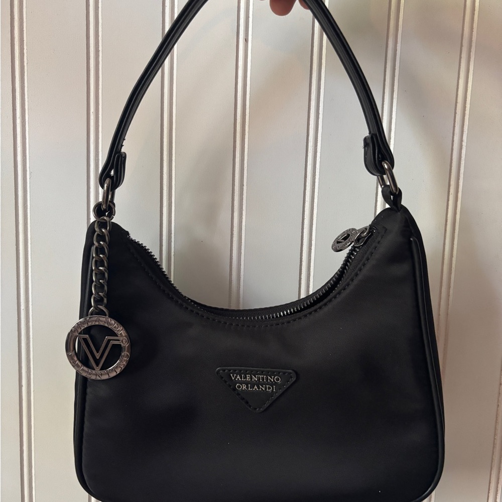 Valentino Orlandi Black Shoulder Bag